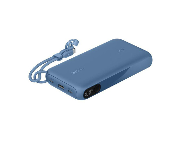 Belkin BOOSTCHARGE POWER BANK 20K W/ DISPLAY, BLUE BPB028fqBL