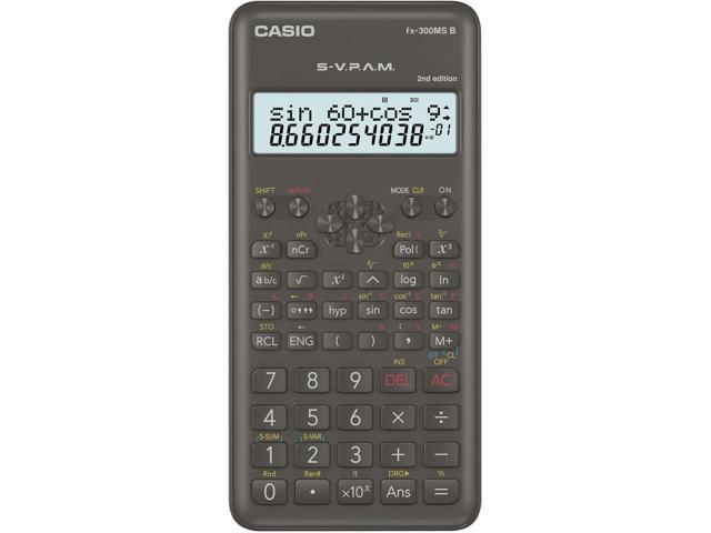 Casio Scientific Calculator Black FX-300MSB-W-IT