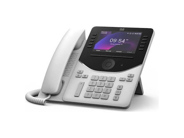 Cisco 9861 IP Phone - Corded - Desktop - First Light - 10 x Total Line - VoIP - 5' LCD - 2 x Network (RJ-45) - PoE Ports - DP-9861-L-K9=