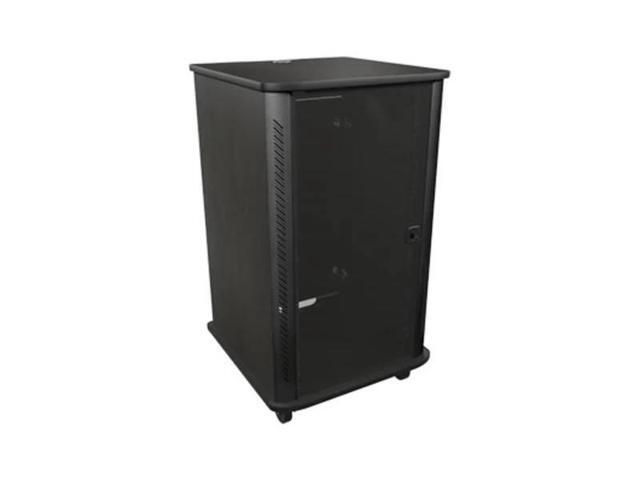 Middle Atlantic 24RU Reference Furniture Rack - 28in Depth 27in Width - 350 lbs Weight Capacity - Grained Ebony - RFR-2428GE