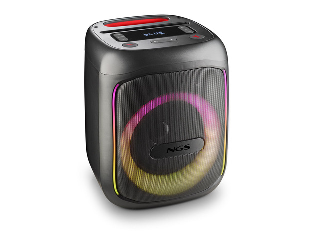 NGS Wild Swag Go, 80W Portable and Wirelsss BT Speaker with LED Lights - WILDSWAGGO