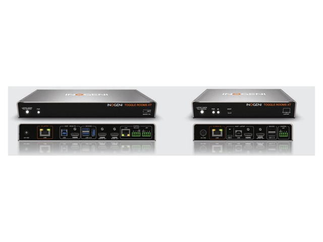 Switcher - USB/HDMI devices to 3 host with an extension - Room PC hub - TOGGLE ROOMS XT