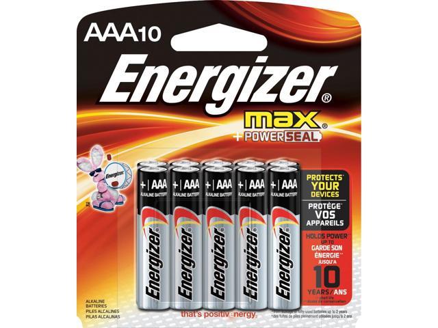 Energizer - MAX AAA Batteries (10 Pack), Triple A Alkaline Batteries