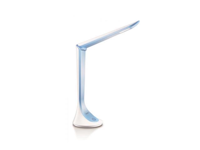 Photos - Chandelier / Lamp A-Data AData Tulip LED Desk Lamp DD300 White/Blue AL-DKDD300-8W55WB-US 