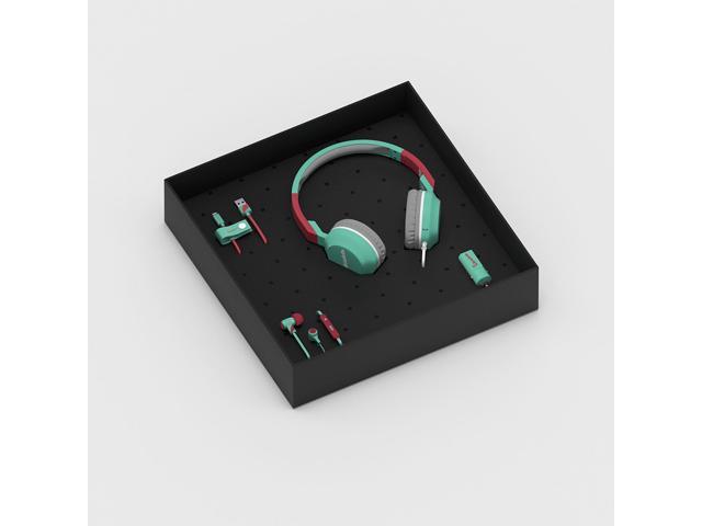 Tribe Vespa Aquamarina Gift Set Headphones, Earphones, Cable & Car Charger