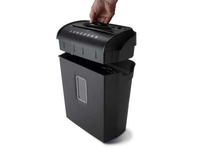Aurora AU608MB High-Security 6-Sheet Micro-Cut Paper Credit Card Shredder with 3.5-gallon Wastebasket, 4-Minute Continuous Running Time, Security...