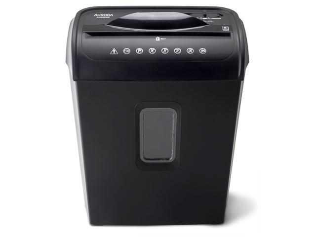 Aurora AU608MB High-Security 6-Sheet Micro-Cut Paper Credit Card Shredder with 3.5-gallon Wastebasket, 4-Minute Continuous Running Time, Security...