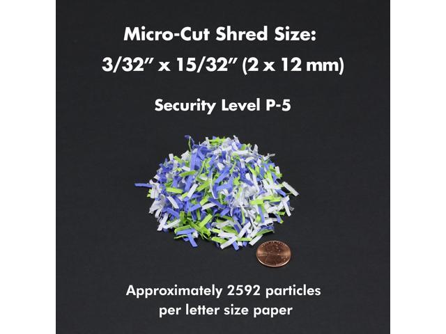 Aurora Commercial Grade 200-Sheet Auto Feed High Security Micro-Cut Paper Shredder/ 60 Minutes/ Security Level P-5