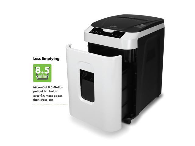 Aurora Commercial Grade 200-Sheet Auto Feed High Security Micro-Cut Paper Shredder/ 60 Minutes/ Security Level P-5