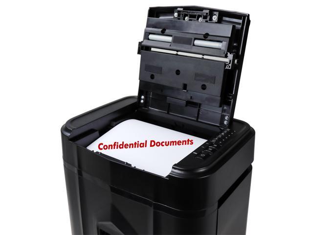 Aurora GB 120-Sheet Auto Feed Micro-Cut Paper Shredder with Pullout Basket