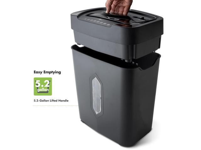 Aurora AU1220XA 12-Sheet Crosscut Paper and Credit Card Shredder with 5.2-gallon Wastebasket
