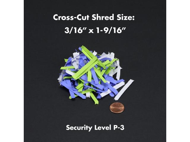 Aurora AU1035XA 10-Sheet Crosscut Paper/Credit Card Shredder with 4-Gallon Pullout Wastebasket