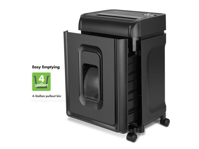 Aurora AU1035XA 10-Sheet Crosscut Paper/Credit Card Shredder with 4-Gallon Pullout Wastebasket