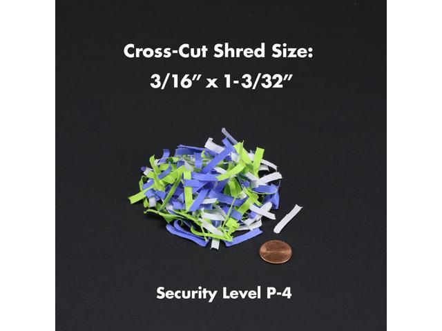 Aurora AU1270XA Professional Grade 12-Sheet security P-4 Cross-Cut Paper and Credit Card/ 20 Minutes Continuous Run Time Shredder