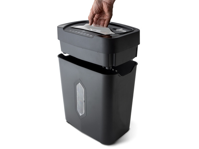 Aurora AU1230XA Anti-Jam 12-Sheet Crosscut Paper and Credit Card Shredder with 5.2-gallon Wastebasket