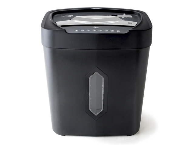 Aurora AU1230XA Anti-Jam 12-Sheet Crosscut Paper and Credit Card Shredder with 5.2-gallon Wastebasket