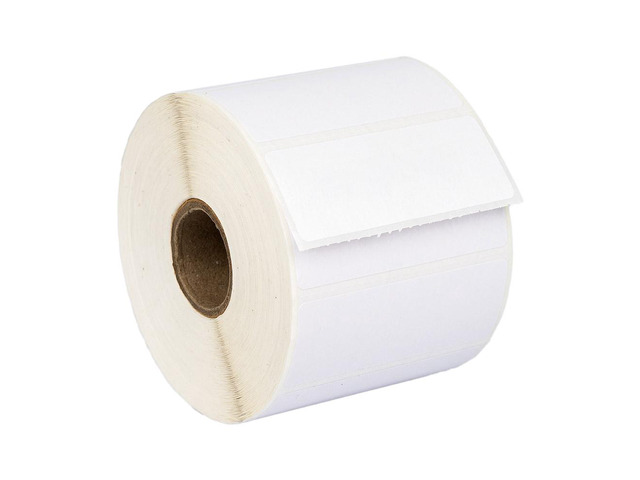 HOUSELABELS 2.5' x 1' Multipurpose Labels on 1' Core Compatible With Zebra and Rollo Printers, 1 Roll / 1,380 Labels per Roll