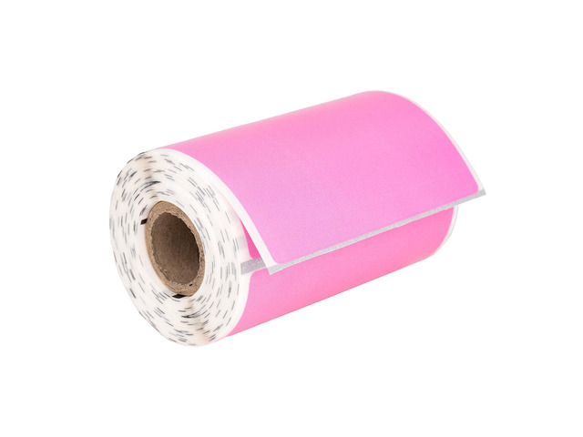 HOUSELABELS 3' x 2' Pink Large Barcode Labels on 0.75' Core Compatible With Zebra and Rollo Printers, 6 Rolls / 210 Labels per Roll
