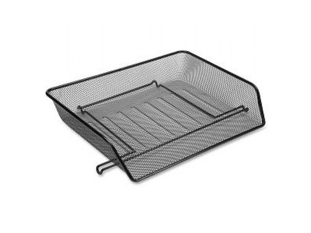 Lorell Letter Tray Side Load 14-1/4'x10-3/4'x3' Black Mesh 84154