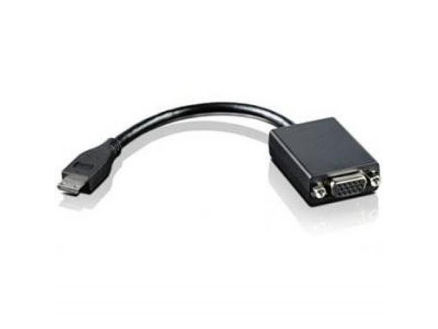 Lenovo ThinkPad Mini HDMI to VGA Monitor Adapter