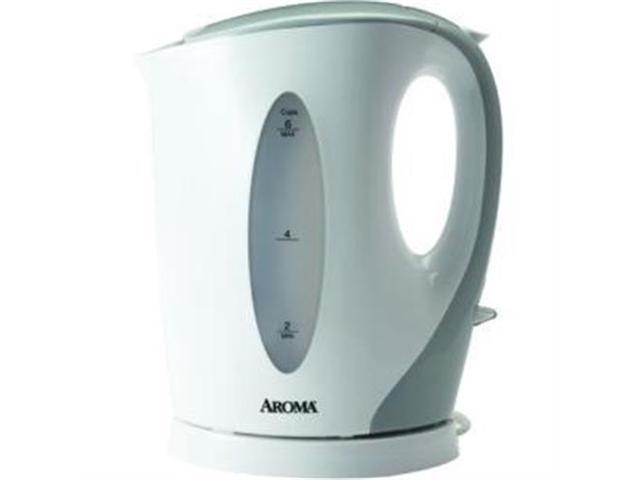 Photos - Glass Aroma AWK-105 White 1.7 Liter  Electric Water Kettle (7-Cup)