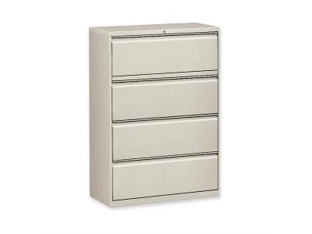 Lorell Lateral File 4-Drawer 42'x18-5/8'x52-1/2' Lt Gray 60436