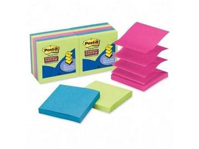 Post-it Pop-up 3 x 3 Note Refill Rio de Janeiro 90-Sheet 10/Pack R33010SSAU