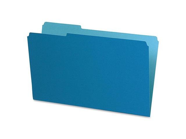 Pendaflex Interior File Folders 1/3 Cut Top Tab Legal Blue 100/Box 435013BLU