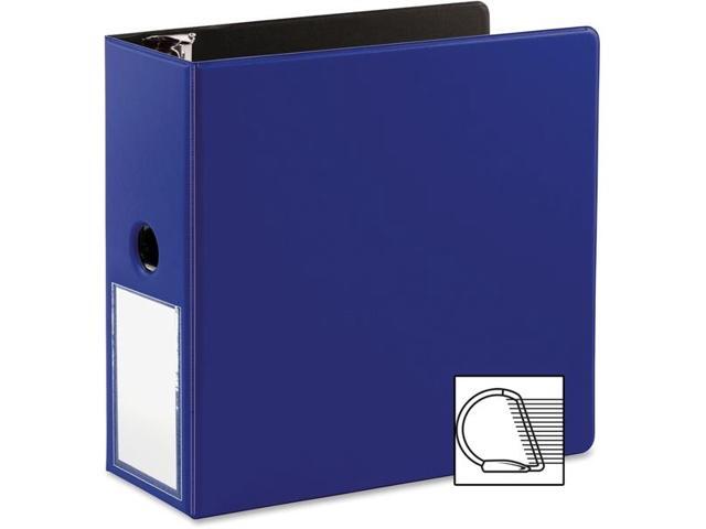Business Source Slanted D-Ring Binder w/LH 5' Navy 33123