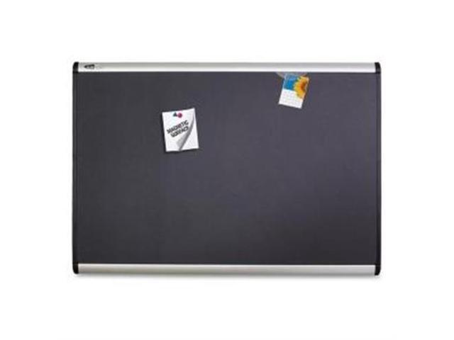 Quartet Prestige Plus Magnetic Fabric Bulletin Board 72 x 48 Fiberboard/Plastic Frame MB547A