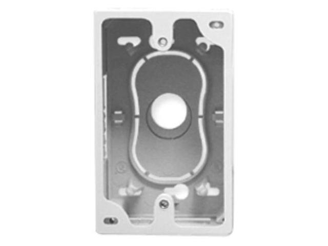 JUNCTION BOX, 1-GANG, WHITE