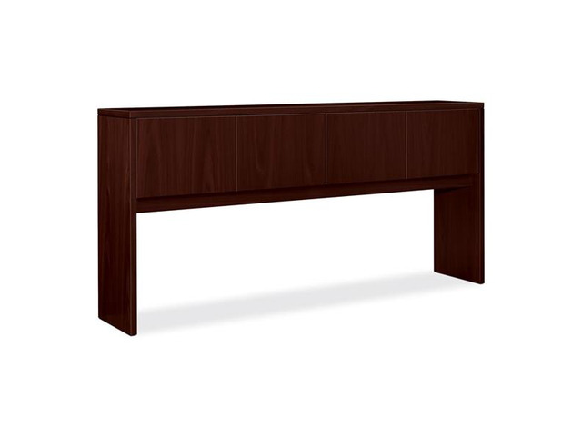 HON 10500 Series Stack-On Storage 78' Width x 14.6' Depth x 37.1' Height - Laminate, Mahogany 105327NN