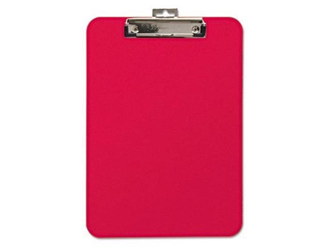 Baumgartens Unbreakable Recycled Clipboard 1/4' Capacity 8 1/2 x 11 Red 61622