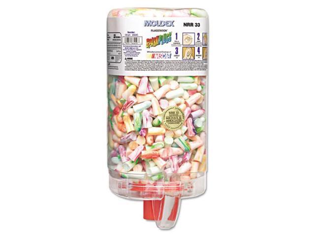 Moldex SparkPlugs PlugStation Earplug Dispenser Cordless 33NRR Asst 500 Pair