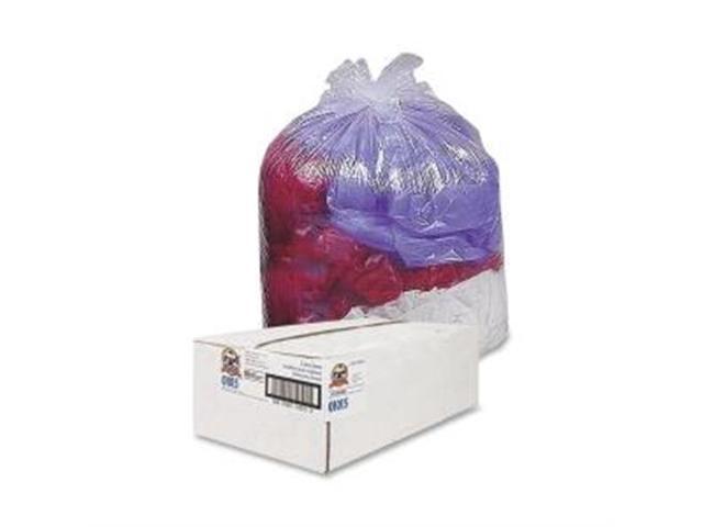 Genuine Joe Trash Can Liner 40-45 Gallon .6Mil 40'x46' 250/BX Clear 01015