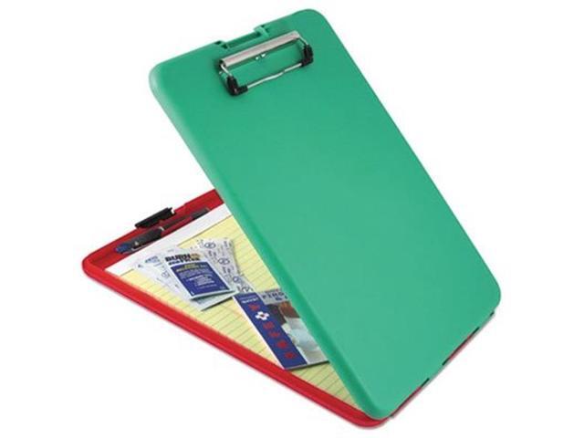 Saunders SlimMate Show2Know Safety Organizer 1/2' Clip Cap 9 x 11 3/4 Sheets Red/Green 00580