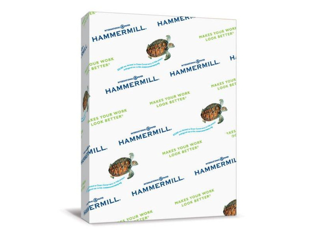 Hammermill Multipurpose Paper 20lb. 8-1/2'x14' Canary 103358