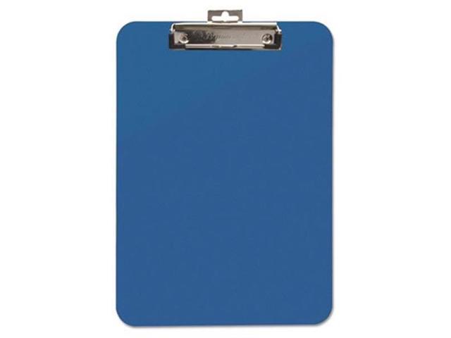 Baumgartens Unbreakable Recycled Clipboard 1/4' Capacity 8 1/2 x 11 Blue 61623