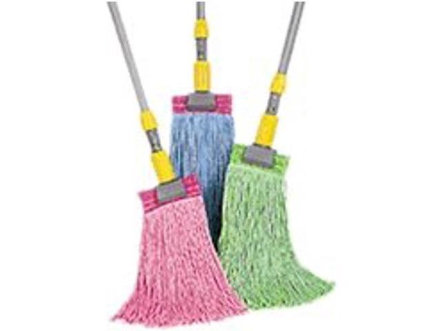 RUBBERMAID COMMERCIAL FGF13700GR00 5 in String Wet Mop, 28 oz Dry Wt, Clamp On