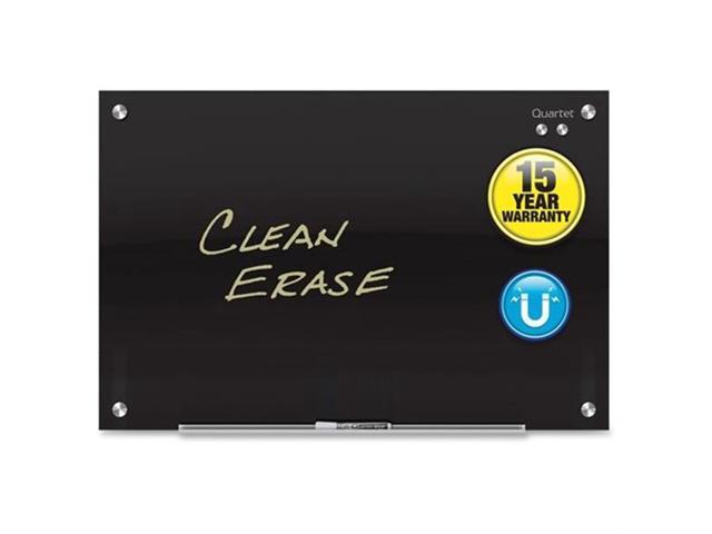 Quartet G7248B-A Infinity Magnetic Glass Marker Board - 72' x 48' - Black Surface