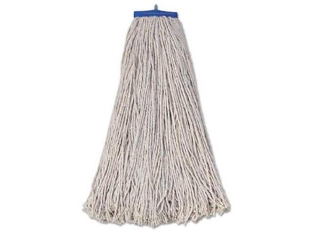 Boardwalk - UNS 732C - Mop Head, Economical Lie-Flat Head, Cotton Fiber, 32oz, White, 12/Carton