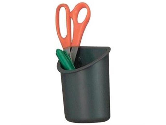Officemate Gray Pencil Cup, Plastic, 5' Height, 4-1/4' Width, 2-1/2' Depth 29032