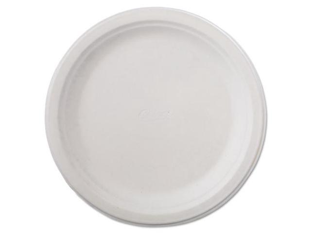 Classic Paper Dinnerware, Plate, 9 3/4' Dia, White, 125/Pack, 4 Packs/