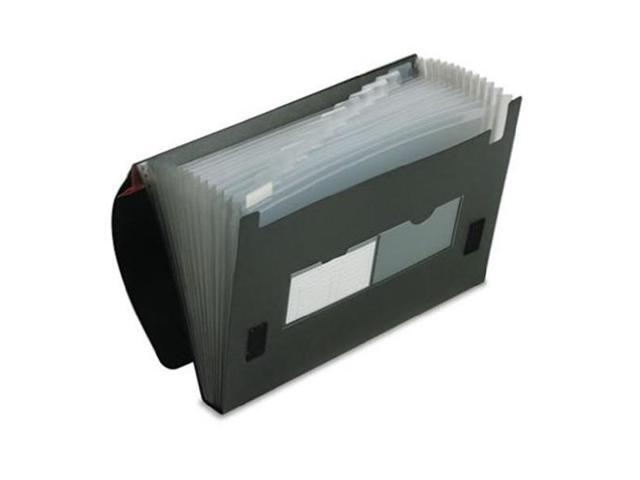 Pendaflex 13-Pocket File Poly Letter Black 82011