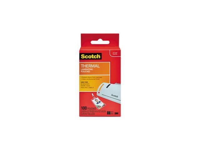Laminating Pouches, 5 mil, 2.25' x 4.25', Gloss Clear, 100/Pack