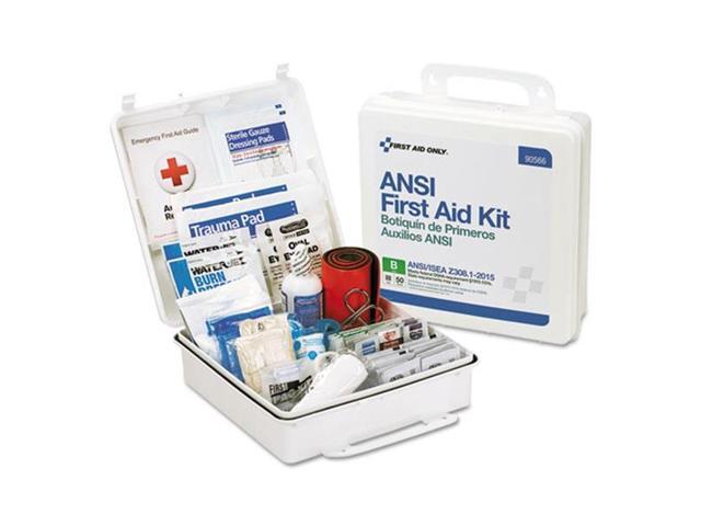 ANSI 2015 Compliant Class B Type III First Aid Kit for 50 People, 199 Pieces FAO90566