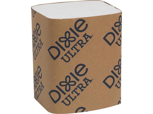 Dixie GPC-32006 Interfold Napkin Refills Two-Ply, 6 1/2 Inch X 9 7/8 Inch, White, 6000/Carton