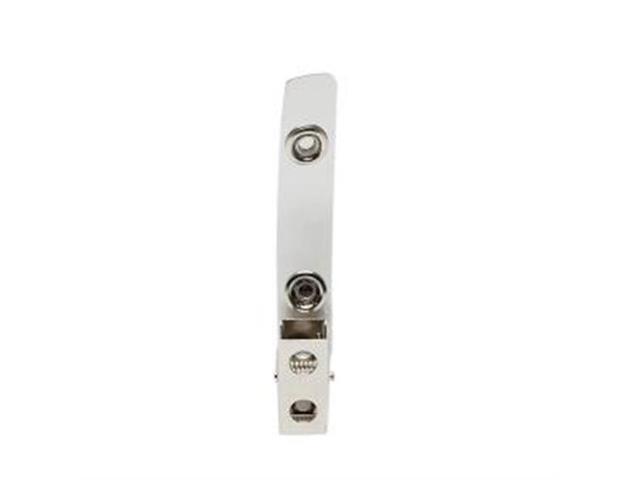 Baumgartens ID Strap Clips Prepunched Vinyl 25/PK Clear 68010