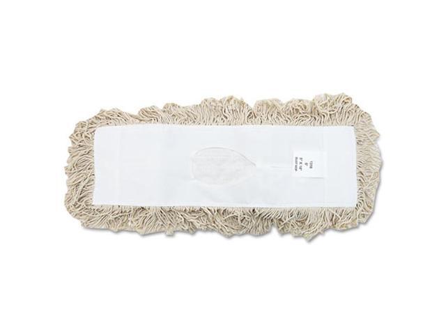 Boardwalk Industrial Dust Mop Head Hygrade Cotton 18w x 5d White 1318