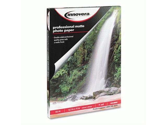 Innovera Heavyweight Photo Paper Matte 8-1/2 x 11 50 Sheets/Pack 99650